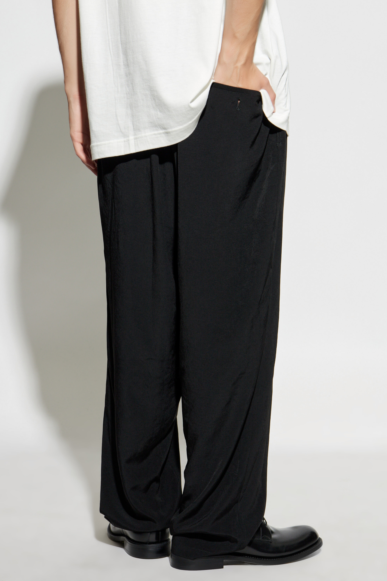 パンツ Yohji Yamamoto 23aw DROP CROTCH PANTS Yohji Yamamoto Dropped-crotch pants | Men's | Vitkac